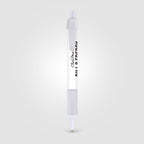 Branded Wide Body Retractable Pen with Rubber Grip