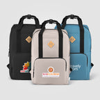 Branded Recycled Polyester Laptop Backpack 16L