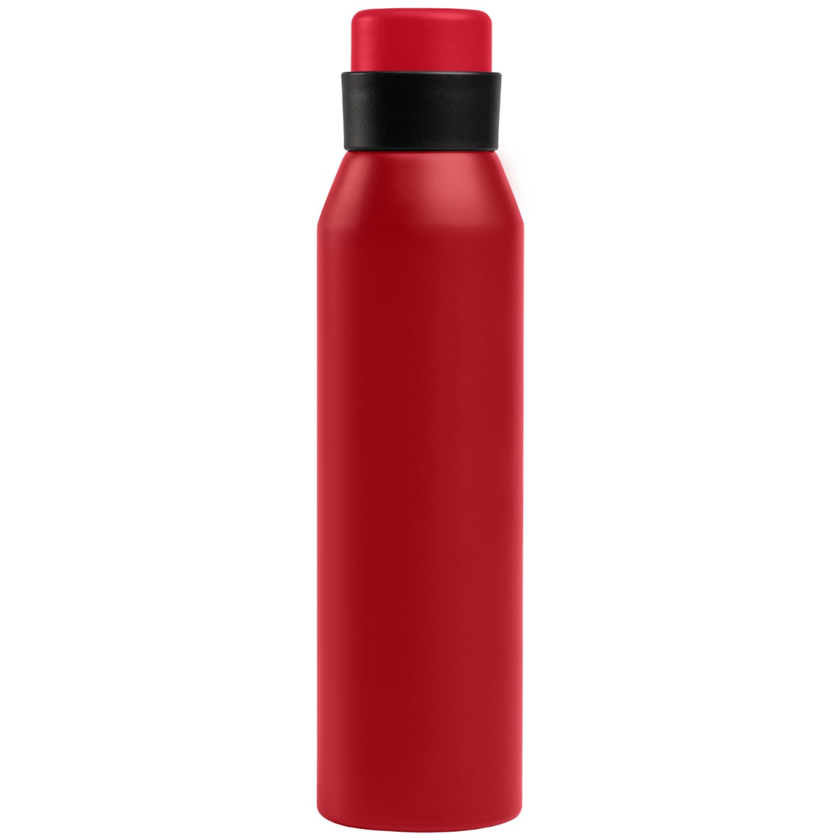 Branded Recycled Aluminium Sports Bottle - 680ml in Red