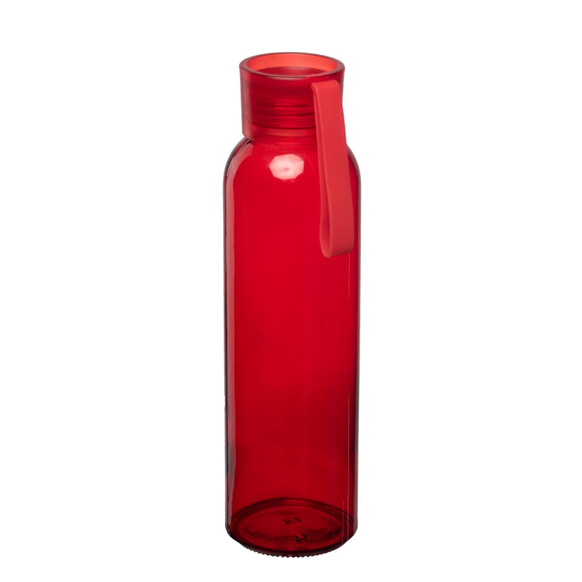 Branded Painted Glass Bottle with Silicone Strap