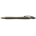 Branded Monochrome Soft-Touch Pen with Stylus in Gunmetal