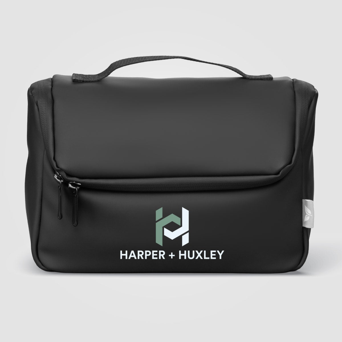 Branded Recycled PU Hanging Toiletry Bag
