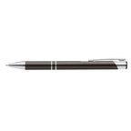 Branded Matte Anodised Aluminium Slim Pen in Gunmetal