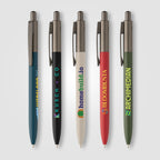 Branded Recycled Aluminium Pen with Gunmetal Trim