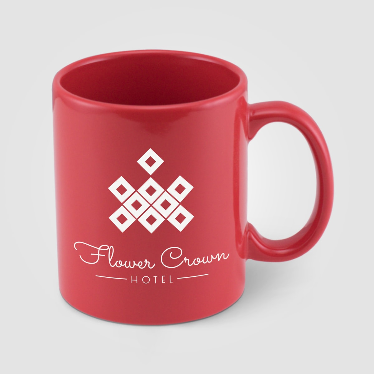 Branded Classic Colour Ceramic Coffee Mug 355 ml