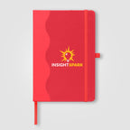 Branded Recycled PU Wave Pattern A5 Journal