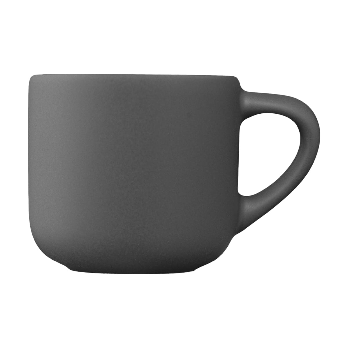 Branded Matte Ceramic Espresso Mug 90ml in Gray