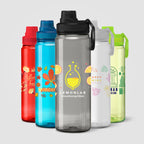 Branded 27 oz rPET Sports Bottle with Carry Handle