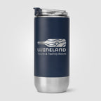 Branded Recycled Stainless Steel Tumbler with Flip Lid - 475ml
