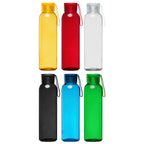 Branded Painted Glass Bottle with Silicone Strap
