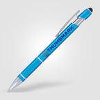 Branded Matte Metal Stylus Pen with Textured Grip