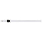 Branded Recycled Buckle Lanyard with Breakaway Clips in White