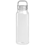 Branded Recycled PET Water Bottle 1210ml in Clear/Clear