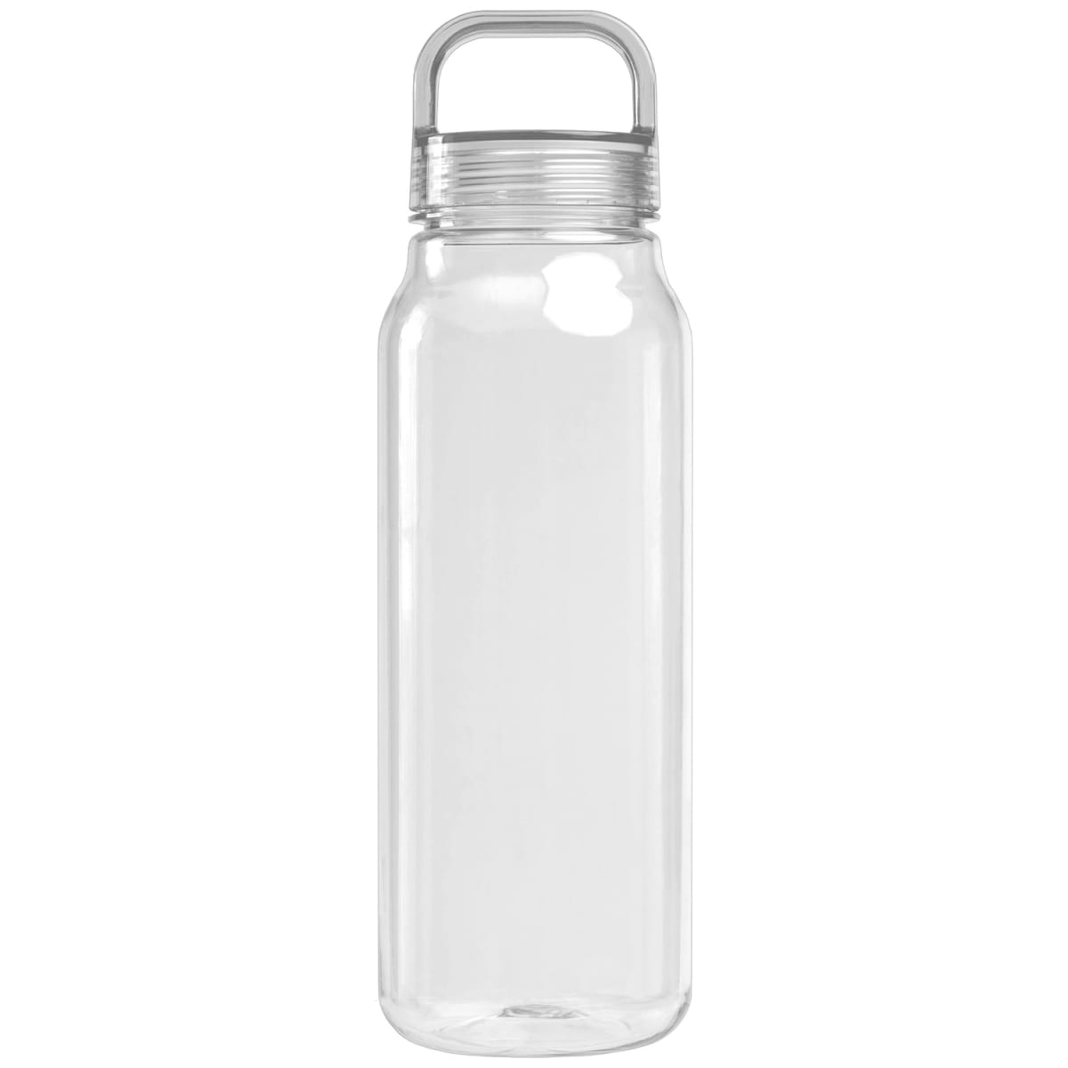 Branded Recycled PET Water Bottle 1210ml in Clear/Clear