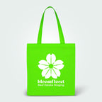 Branded Budget Non-Woven Tote Bag in Lime Green