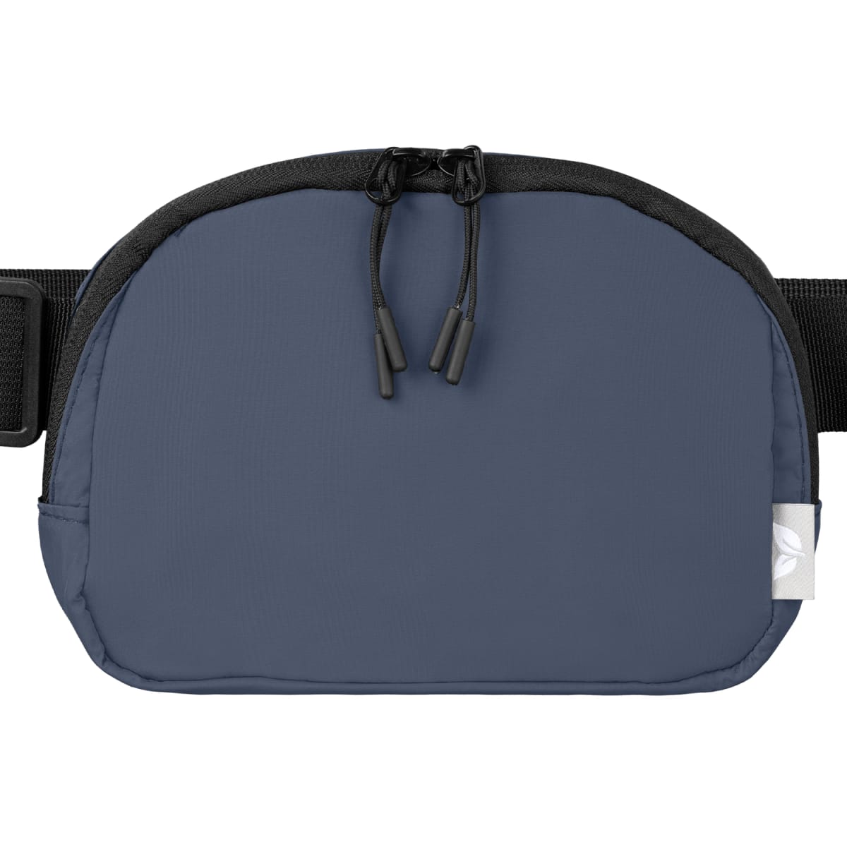 Branded Recycled Nylon Zip Waist Bag with Carabiner