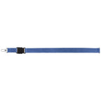 Branded Recycled Buckle Lanyard with Breakaway Clips in Royal Blue