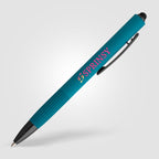 Branded Recycled Aluminium Bolt Action Pen with Stylus