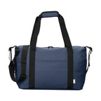 Branded Recycled PU Travel Duffel Bag with Trolley Strap
