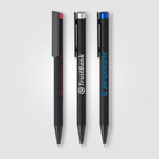 Branded Recycled Aluminium Pen with Mirror Finish Plunger
