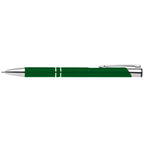 Branded Glossy Anodised Aluminium Pen in Green