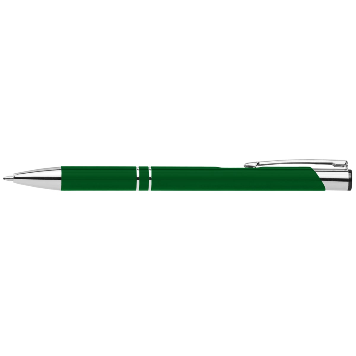 Branded Glossy Anodised Aluminium Pen in Green