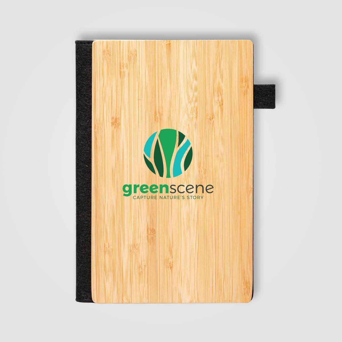 Branded Bamboo Cover Refillable A5 Journal