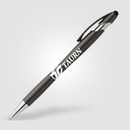 Branded Recycled Plastic Metallic Stylus Pen with Chrome Trim