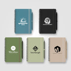 Branded A5 Repreve Recycled Spiral Notebook with Pen