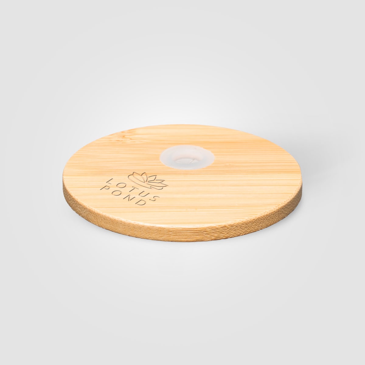 Branded 540 ml Glass Tumbler with Bamboo Lid and Straw