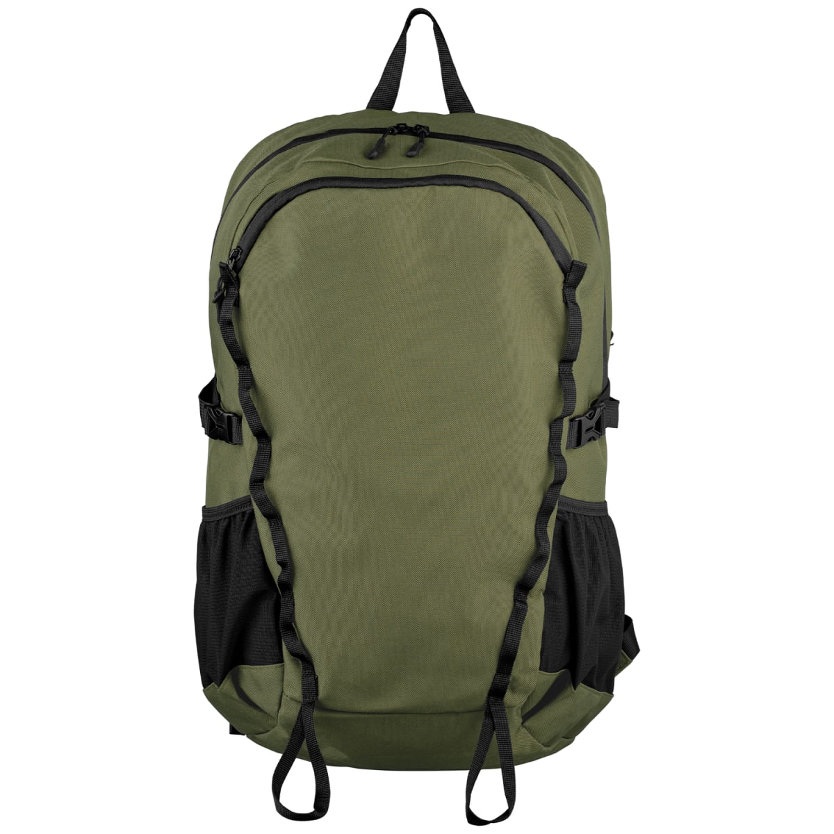 Branded Recycled Polyester Sport Laptop Backpack 28 L in Dark Green