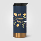 Branded Double Wall Stainless Steel Tumbler with Twist Lock Lid