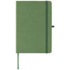 Branded Recycled Milk Carton A5 Hard Cover Notebook in Forest Green