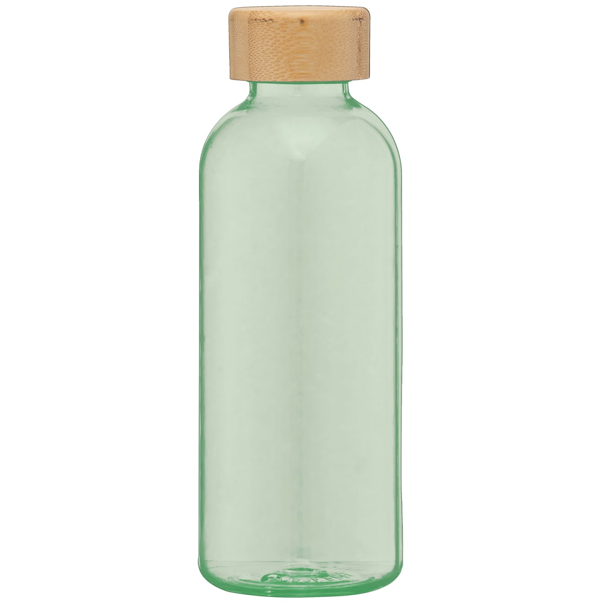 Branded 650ml Recycled PET Bottle with Bamboo Lid