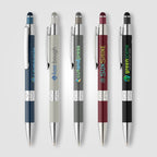 Branded Recycled Aluminium Chrome Trim Stylus Pen