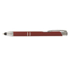 Branded Soft-Touch Metal Pen with Bottom Stylus