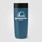 Branded Recycled Stainless Steel Tumbler with Press Lid 385ml