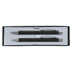 Branded Pen and Mechanical Pencil Gift Set in Black