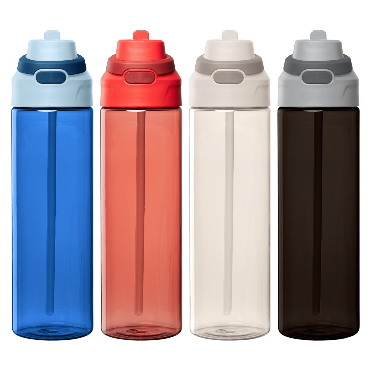 Branded Recycled rPET Flip-Straw Water Bottle 830 ml