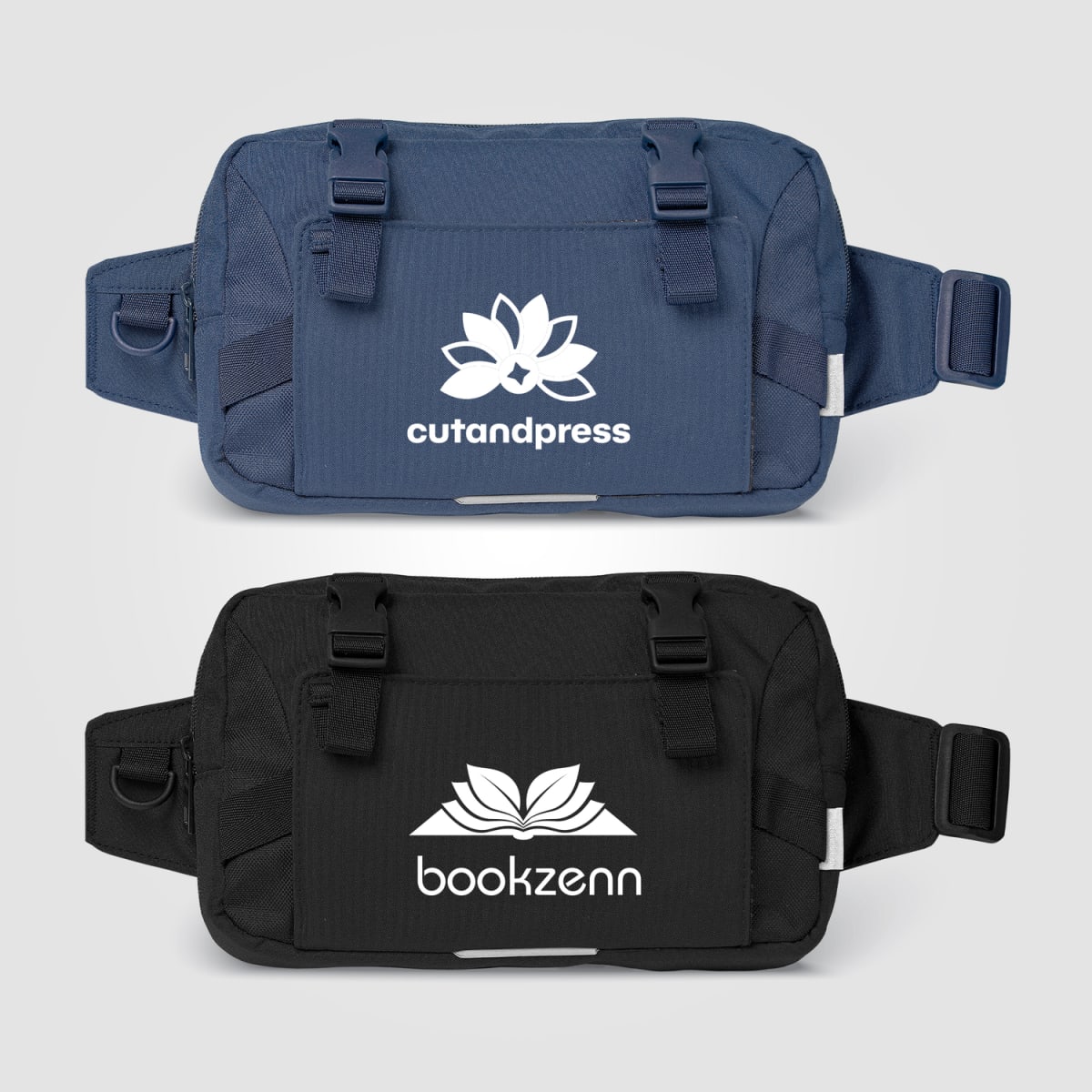 Branded Recycled Plastic Waist and Cross-Body Trek Pack