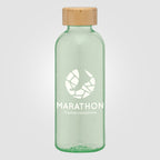 Branded 650ml Recycled PET Bottle with Bamboo Lid