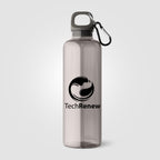 Branded Recycled PET Bike Bottle with Carabiner Clip