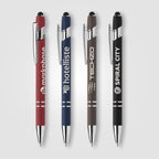 Branded Recycled Aluminium Pen with Stylus and Anti-Fraud Ink