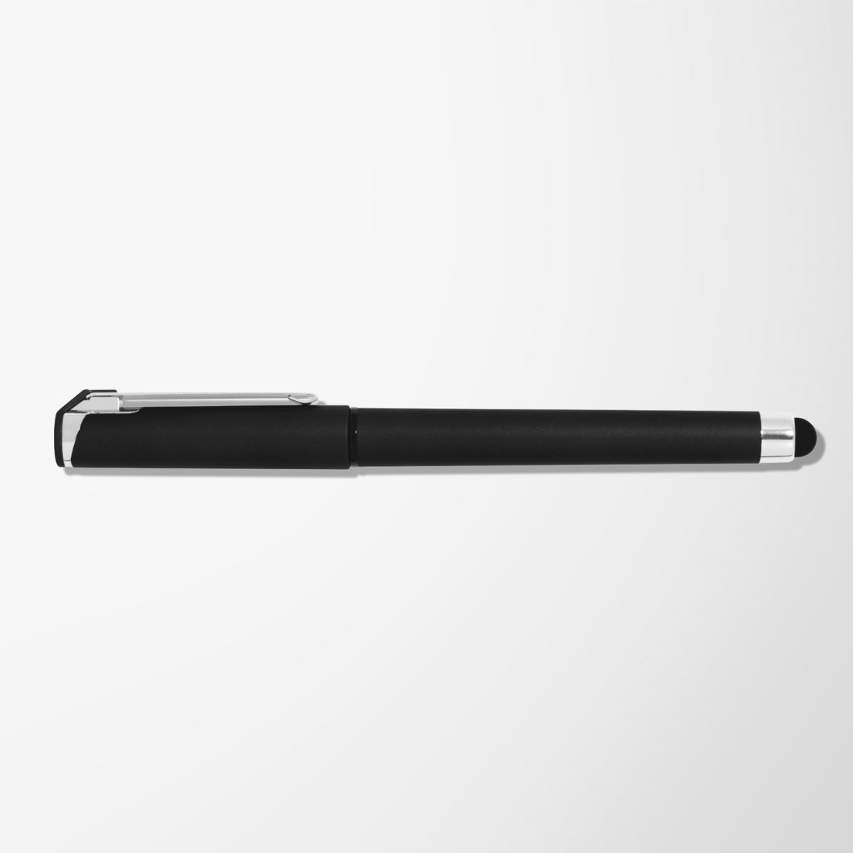 Branded Soft-Touch Gel Pen with Stylus