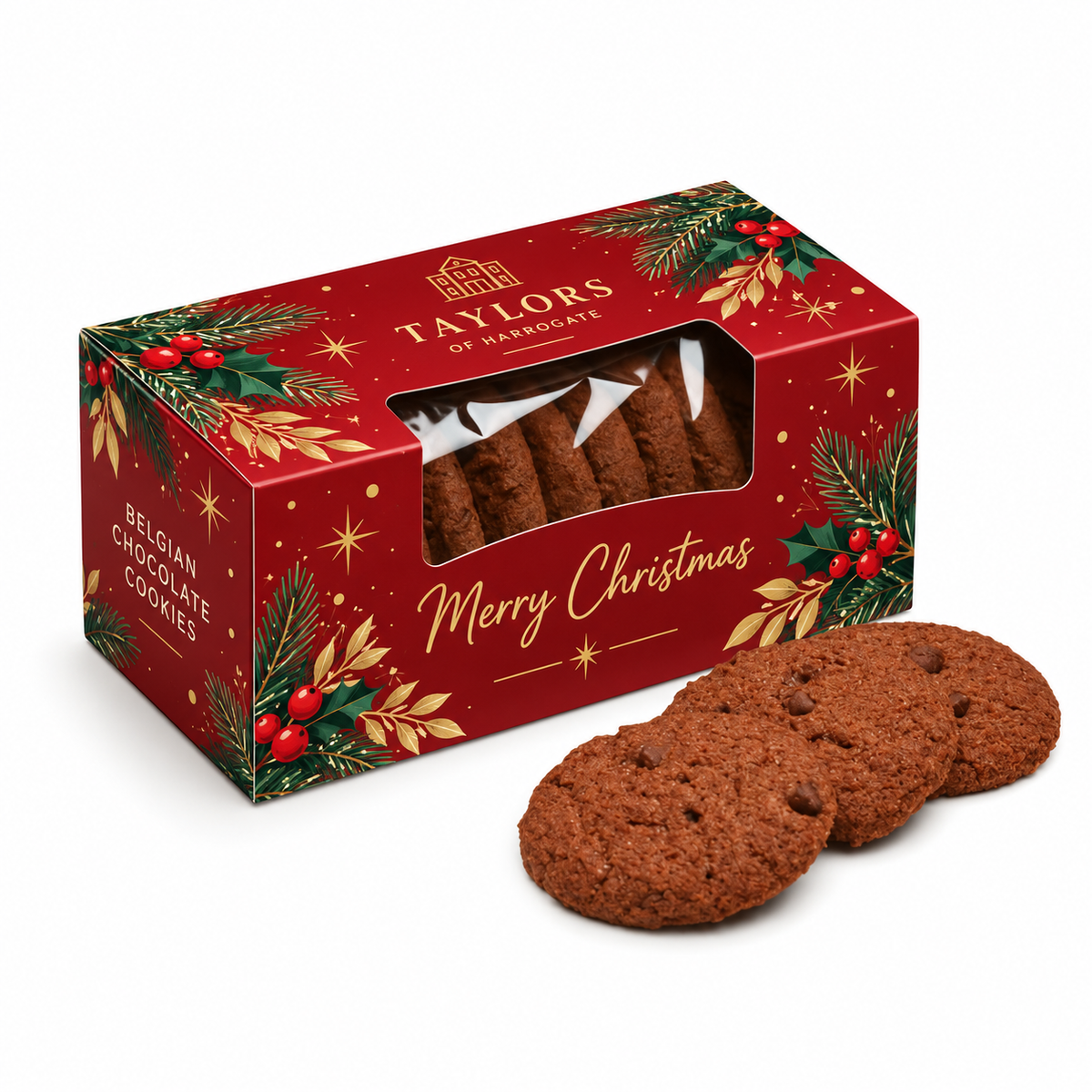 Branded Belgian Chocolate Christmas Cookies