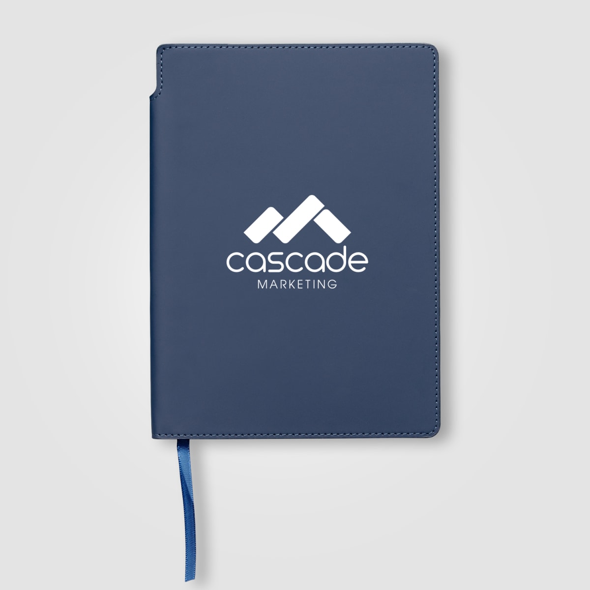 Branded Recycled PU Journal with Pen Loop