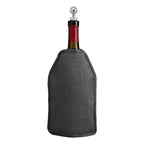 Branded Heathered Polyester Wine Bottle Cooler