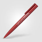 Branded Retractable Aluminium Pen with Rubberised Barrel