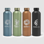 Branded Recycled Stainless Steel Metallic Bottle 710ml