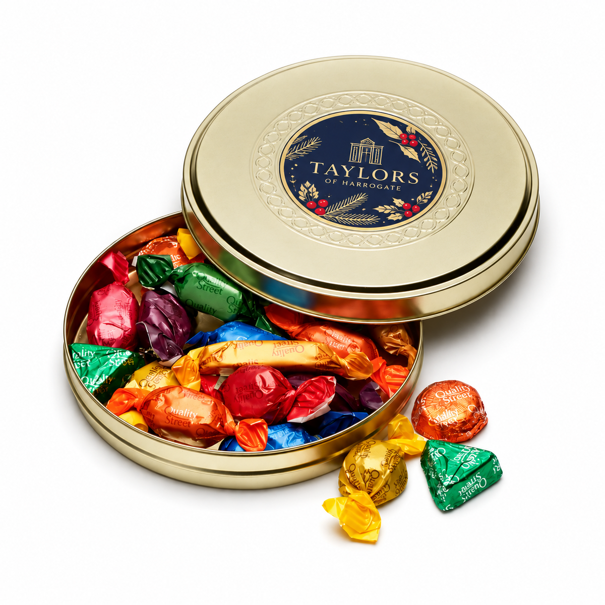 Branded Slim Quality Street Chocolate Tin
